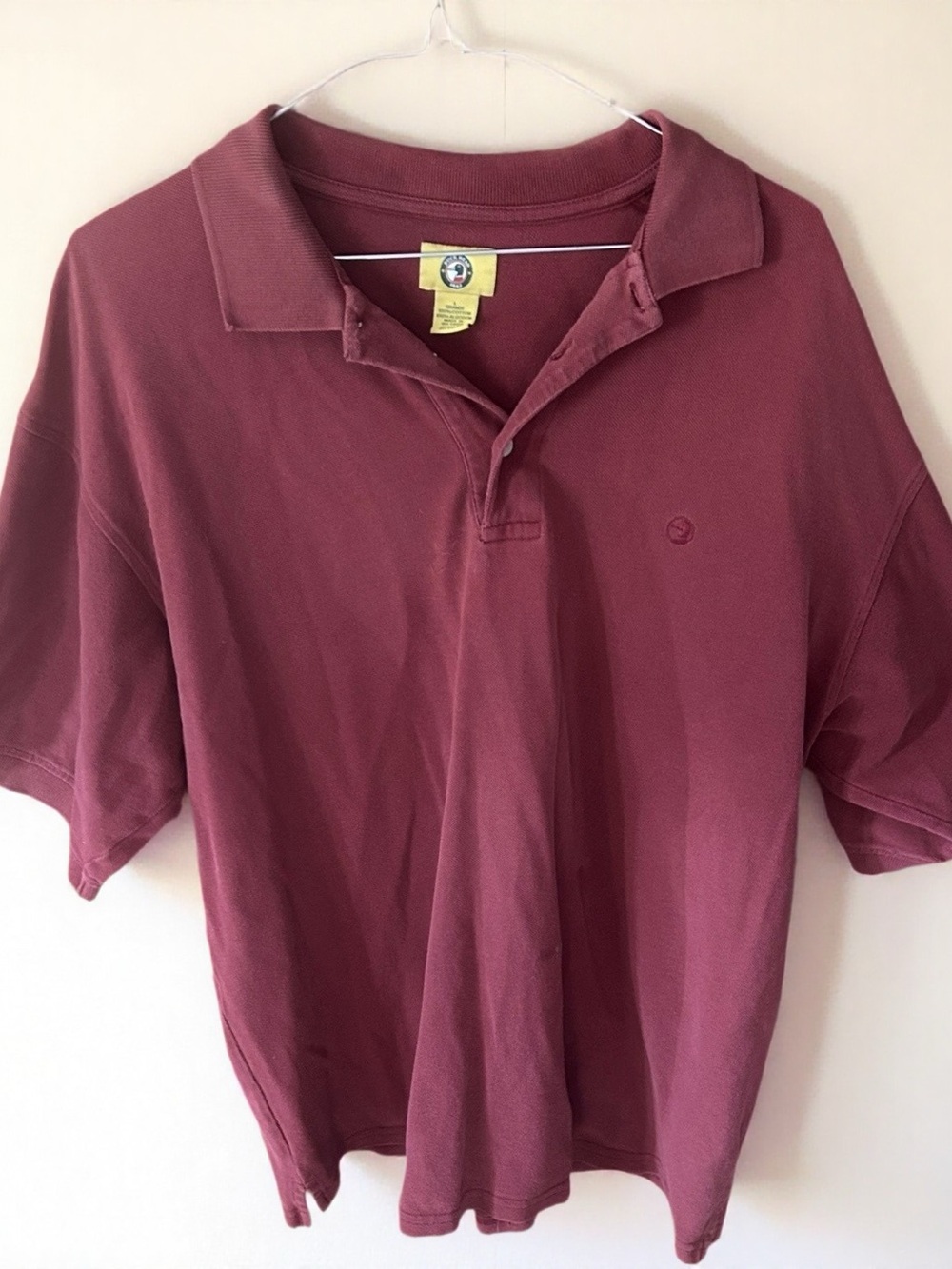 Vintage Duck Head Burgundy Polo. Large
